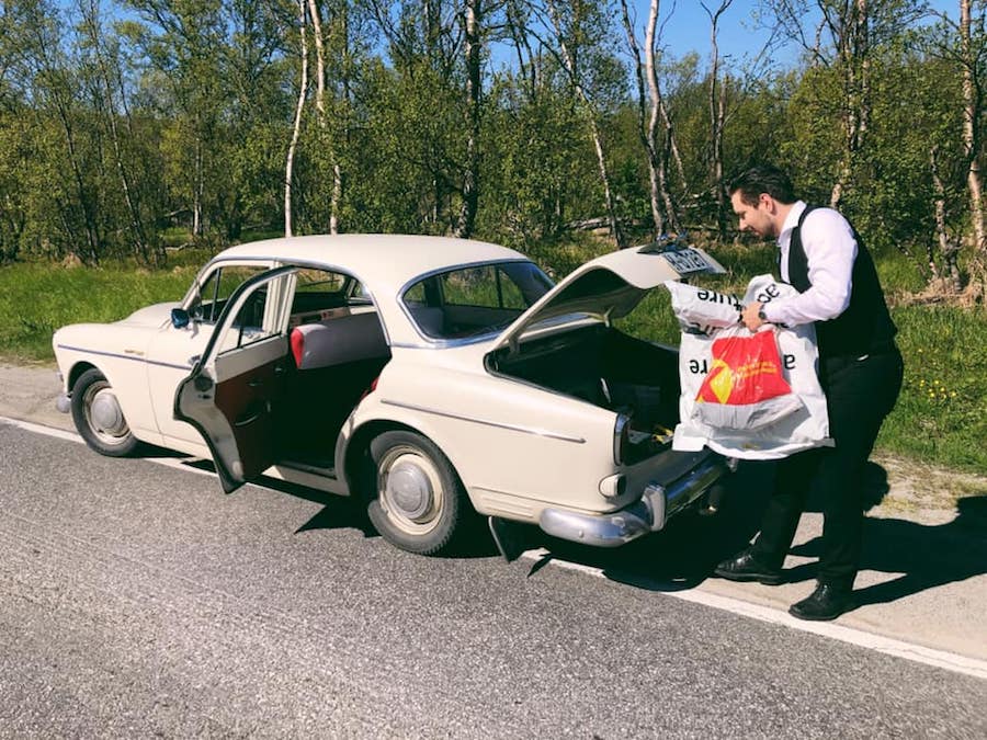 hitchhiking to hammerfest norway