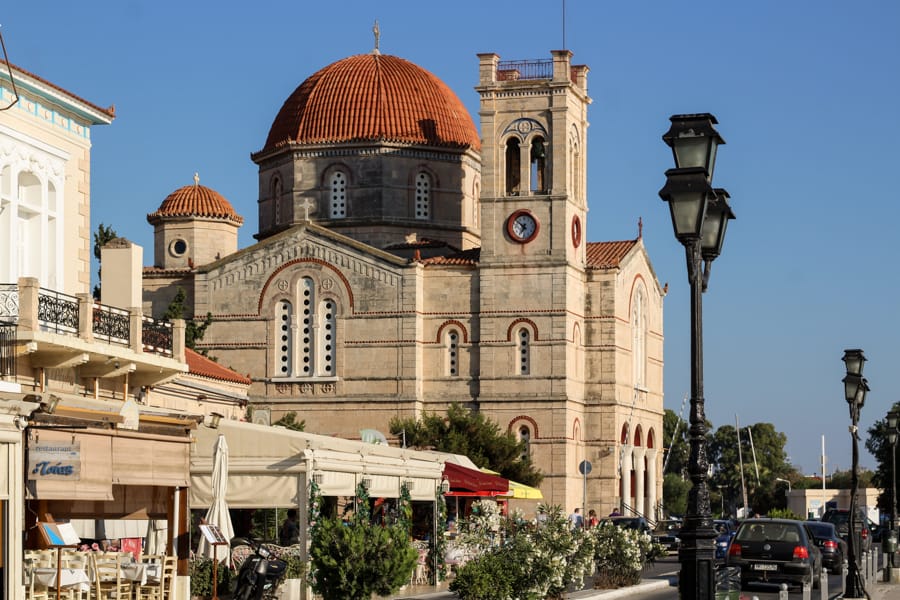 church in aegina greece