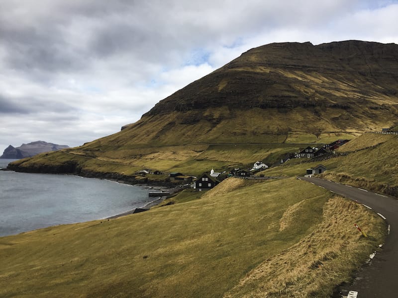 Buttercup roads in the Faroe Islands