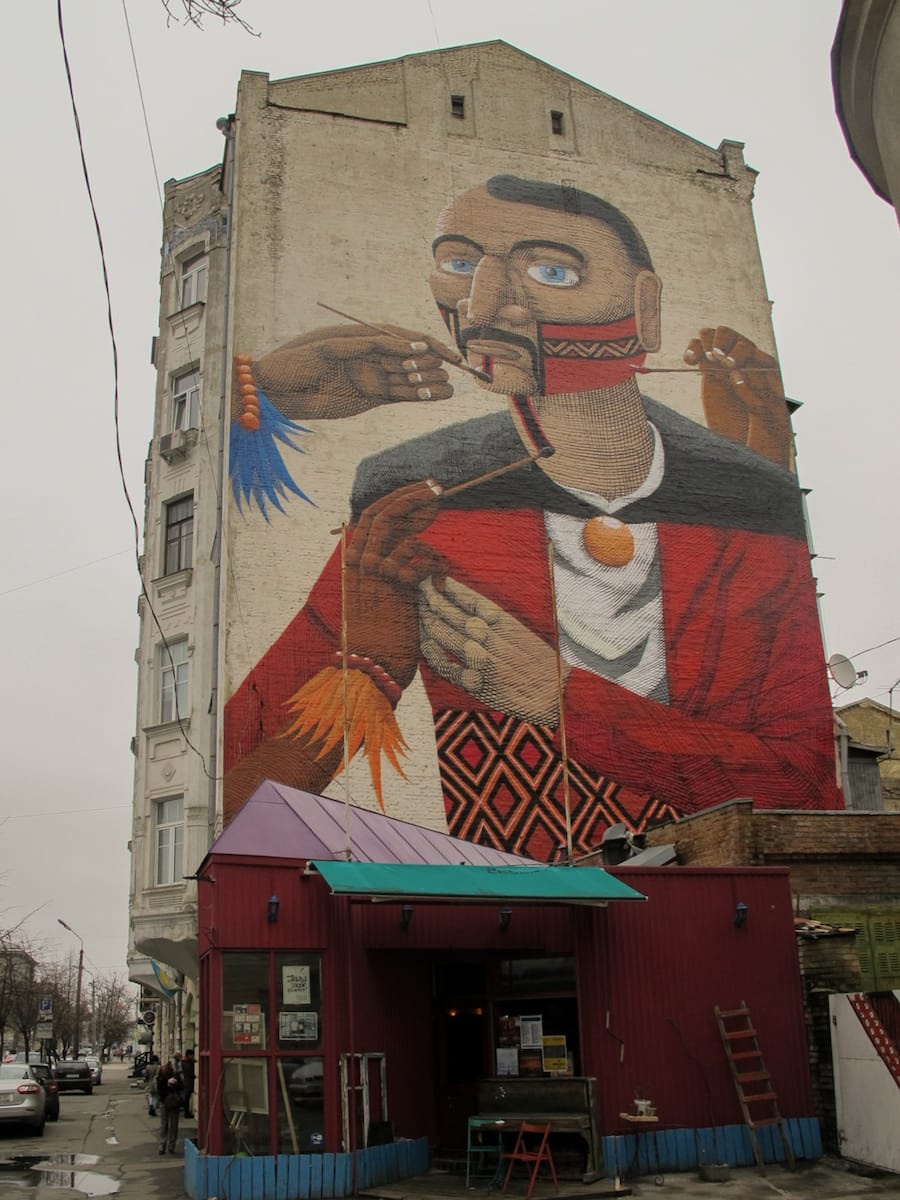 kyiv street art in ukraine