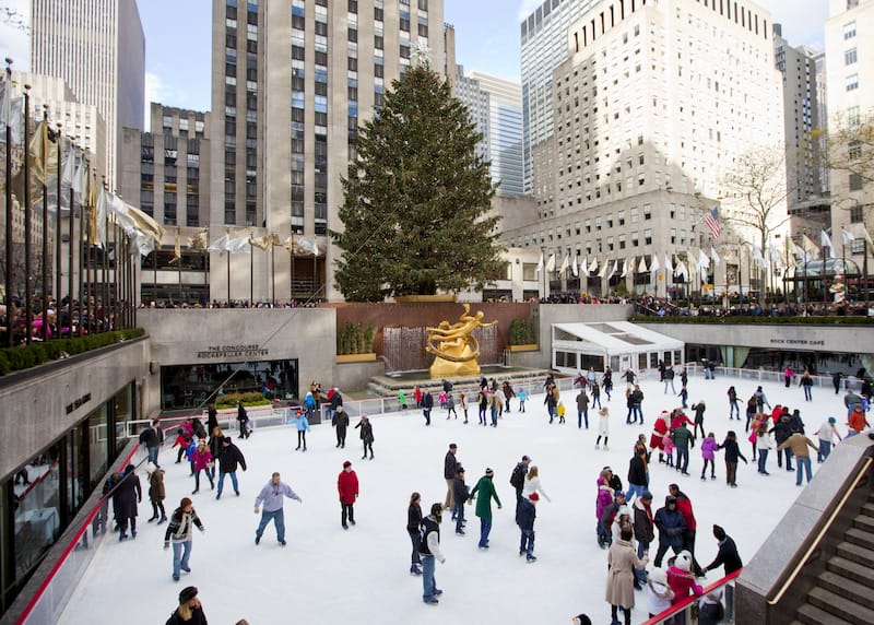 Rockefeller Center ice skating
