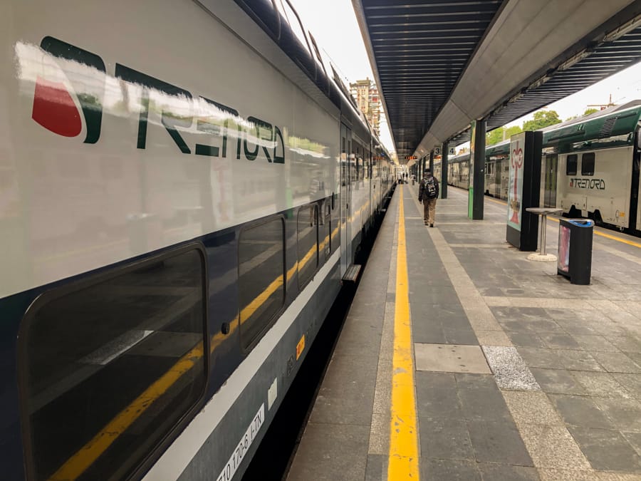 how to get from milan to lake como by train