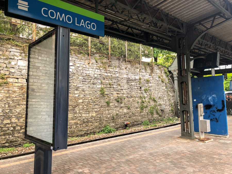 how to get from milan to lake como by train