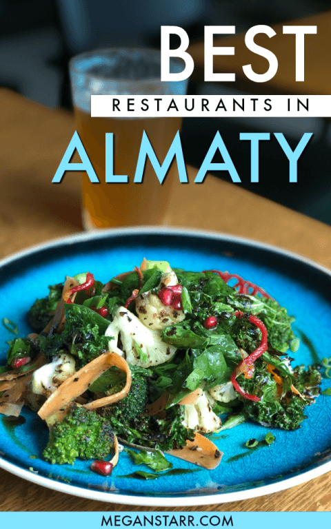 There are many amazing restaurants in Almaty, Kazakhstan. This Almaty restaurant guide details where to eat in Almaty for all types of travelers. It includes places for vegetarians, vegans, meat-lovers, and more. It also includes some of Almaty's most Instagrammable places.
