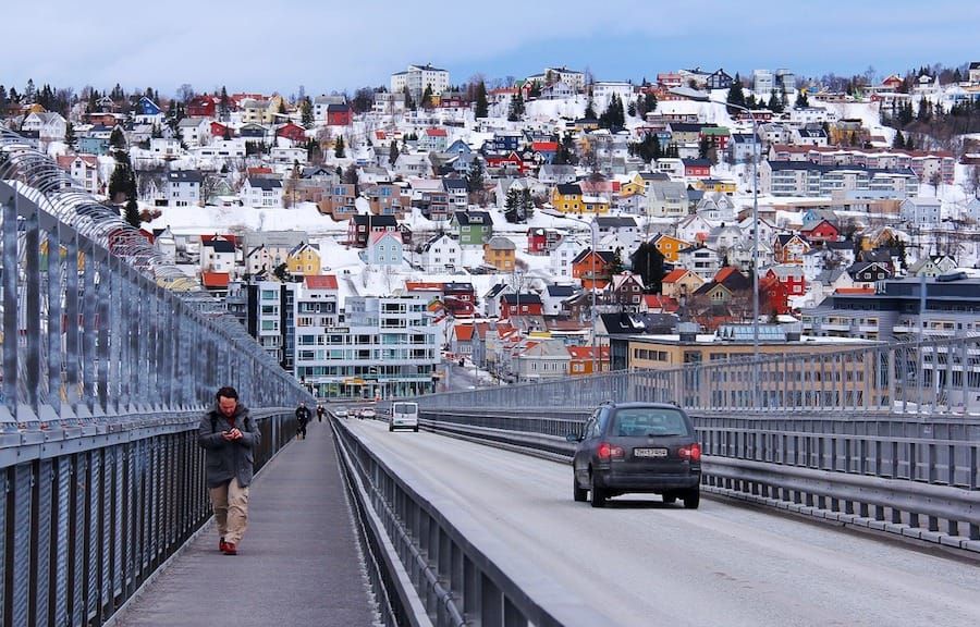 Hanging out in Tromso in winter