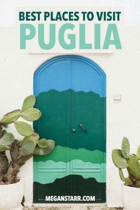 There are so many beautiful and Instagrammable places to visit in Puglia, Italy. This is a guide to stunning places in Puglia that are worth visiting... from Alberobello to Bari to Polignano a Mare and more! #lecce #puglia #iloveitaly #italy #bari #matera #alberobello #travelitaly #polignanoamare