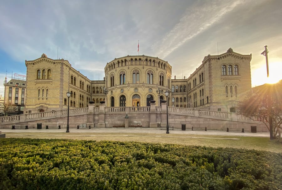 Using the Oslo Pass will get you into many places or can simply take you around to visit beautiful places- such as Stortinget.