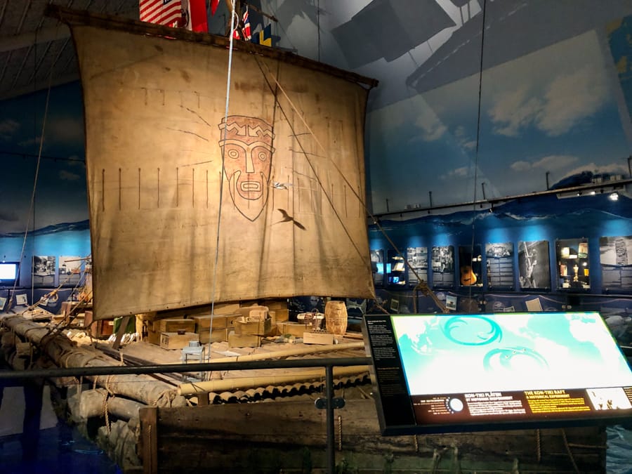 The Kon-tiki Museum on Bygdøy in Oslo is one of the city's best museums and it is free with the Oslo Pass.