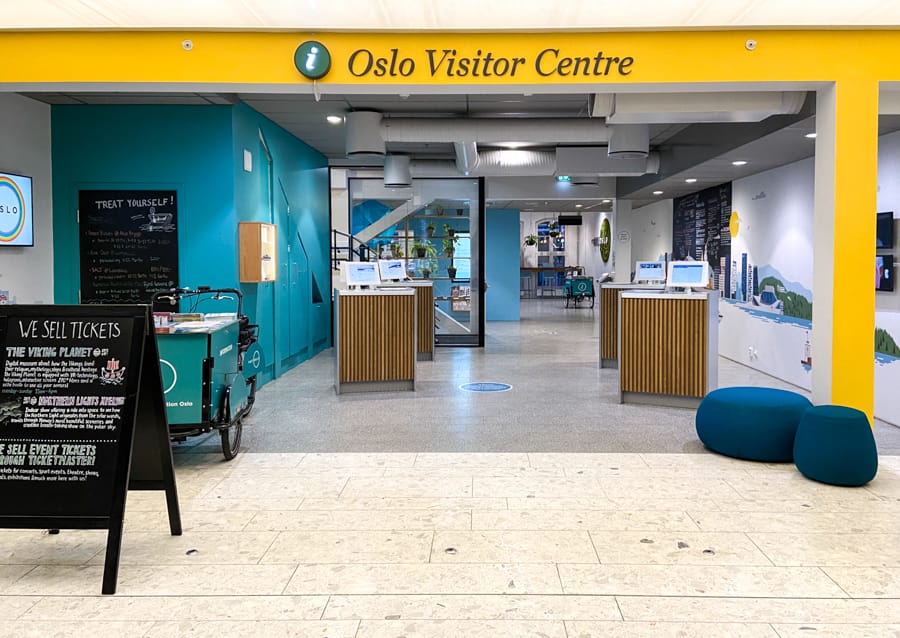 The Oslo Visitor Centre is where you can pick up your Oslo Pass or gather more info