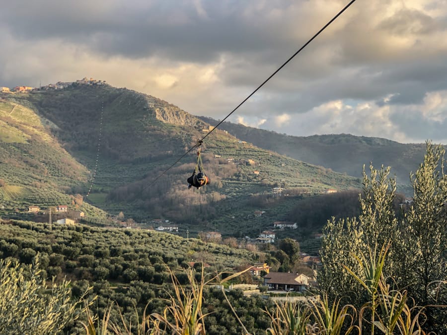Ziplining in Italy- What to know before you go ziplining in Rome (in Rocca Massima)