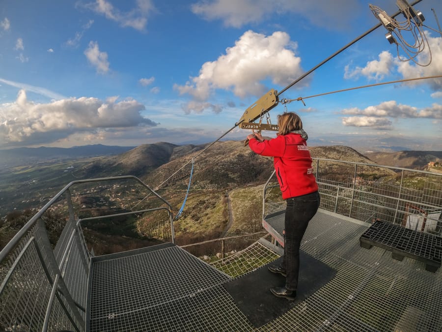 Ziplining in Italy- What to know before you go ziplining in Rome (in Rocca Massima)