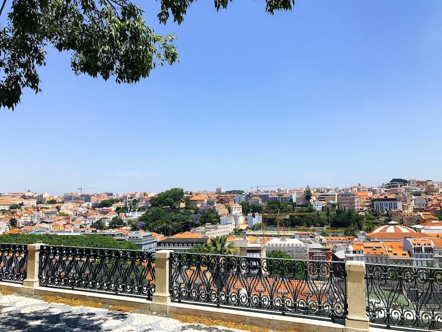 Miradouro de Sao Pedro de Alcantara - Lisbon Viewpoint 10 Amazing & Delicious Reasons to Visit Lisbon, Portugal