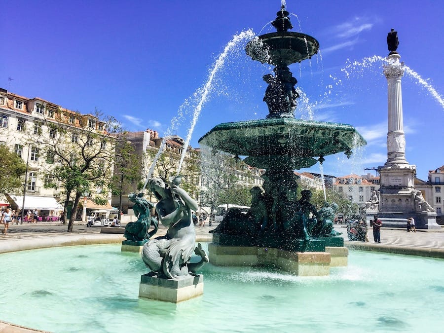 10 Amazing & Delicious Reasons to Visit Lisbon, Portugal Rossio Square