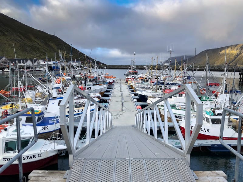 Skarsvåg, Norway - fishing village on Magerøya Nordkapp