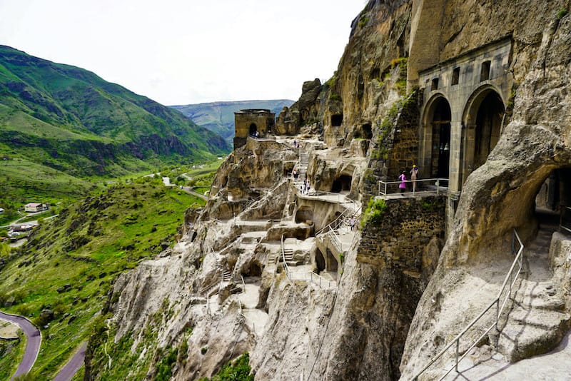 Places to visit in the Caucasus: Vardzia Georgia by Experiencing the Globe