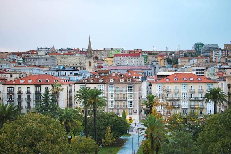 Spain road trip itinerary: Santander city center