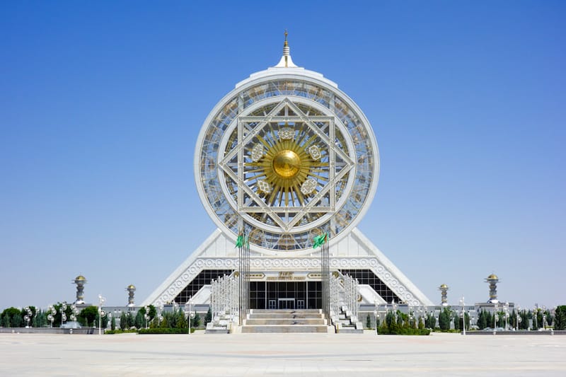 Best places to visit Central Asia: Ashgabat, Turkmenistan