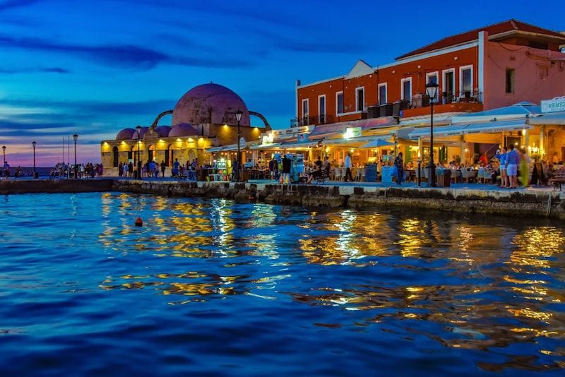 Chania Port in Crete (Itinerary for Crete in 7 days)