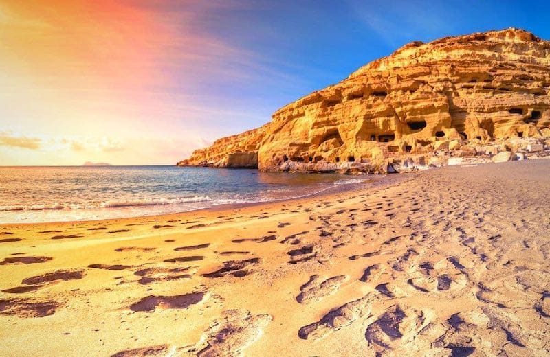 Matala Beach in Crete: Amazing Attractions in Crete