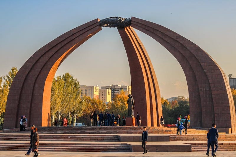 Places for a Central Asia itinerary: Bishkek Kyrgyzstan