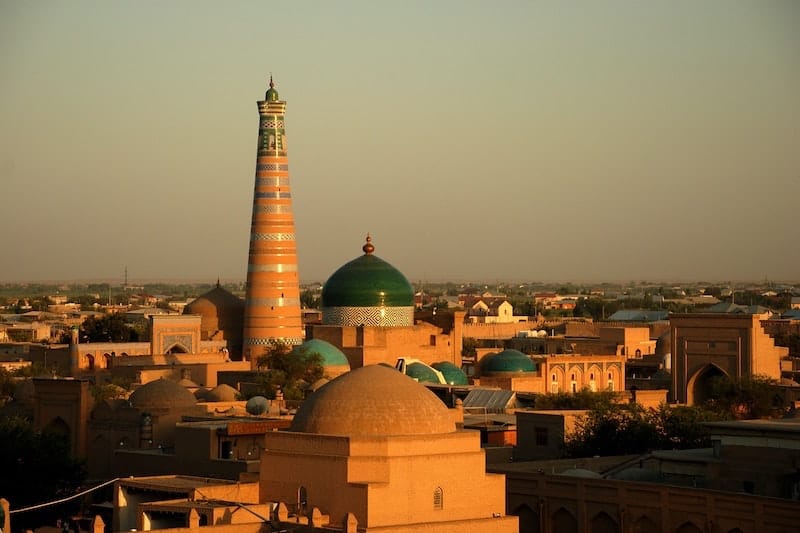 Central Asia cities: Khiva in Uzbekistan