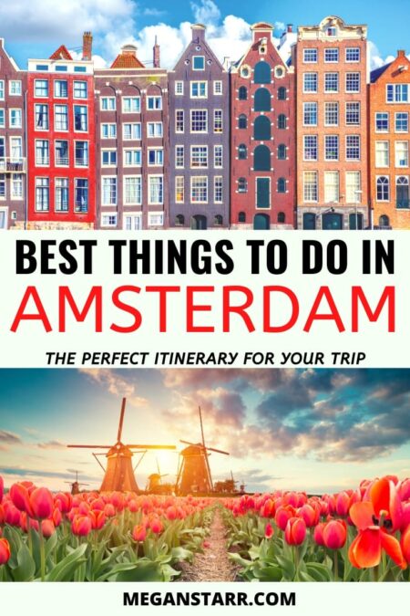 4 Days in Amsterdam Itinerary: Things to Do + Map | Travel Amsterdam | Visit Amsterdam | Itinerary for Amsterdam | Netherlands | Europe itinerary | Things to do in Amsterdam | What to do in Amsterdam | Amsterdam bars | Amsterdam restaurants | Places to visit in Amsterdam | Visit Holland | What to see in Amsterdam