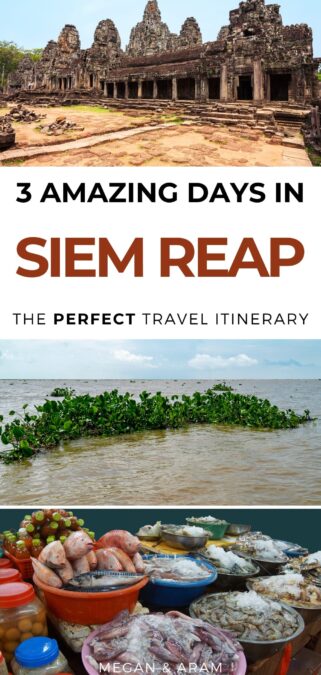 3 Days in Siem Reap itinerary for first-time visitors | itinerary for Siem Reap Cambodia | Angkor Was | Cambodia travel | Siem Reap travel | Visit Siem Reap | Things to do in Siem Reap | Siem Reap what to do | Visit Cambodia | Visit Angkor Was | Pub Street #cambodia #siemreap #southeastasia #angkorwat