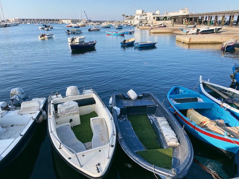 Harbor in Bari