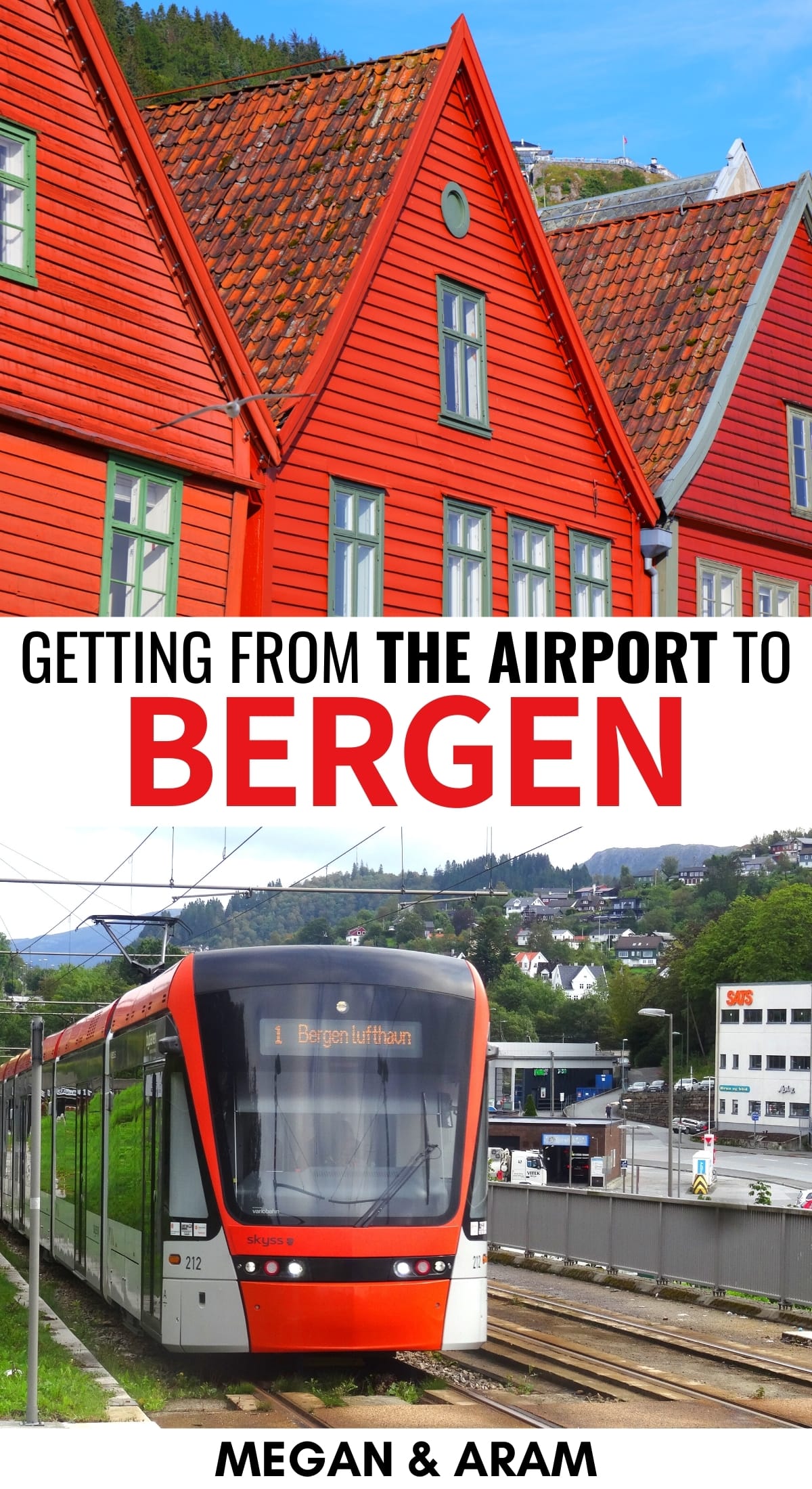 Seeking options for getting from the Bergen Airport to city? This guide details 5 options to get from the Bergen Airport to city center (include budget options!) | Things to do in Bergen | Bergen tips | Travel to Bergen | Visit Norway | Visit Bergen | Bergen travel guide | Bergen Norway | Flesland Airport