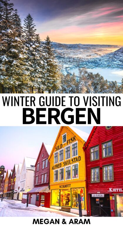 14 Things to do in Bergen in Winter (Norway): This is a winter in Bergen travel guide for those visiting Norway's second city. | Things to do in Bergen | Winter in Norway | Bergen winter | Norway fjords | Scandinavia winter | What to see in Bergen | Pepperkakebyen | Edvard Grieg | Bergen food | Christmas in Bergen | Christmas in Norway | Visit Bergen