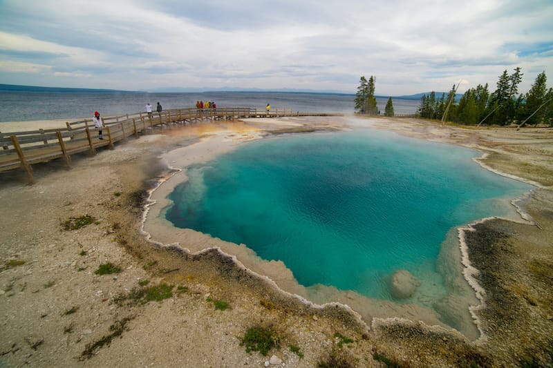 Abyss Pool in Yellowstone