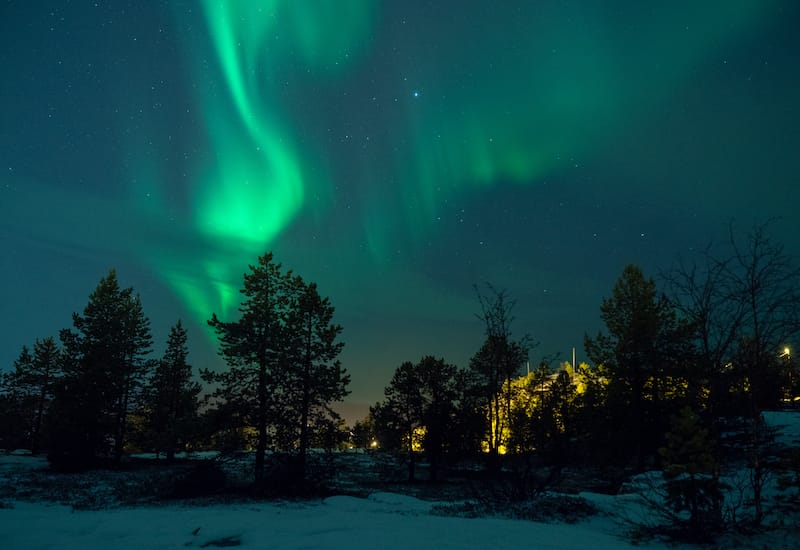 Alta in winter in Norway