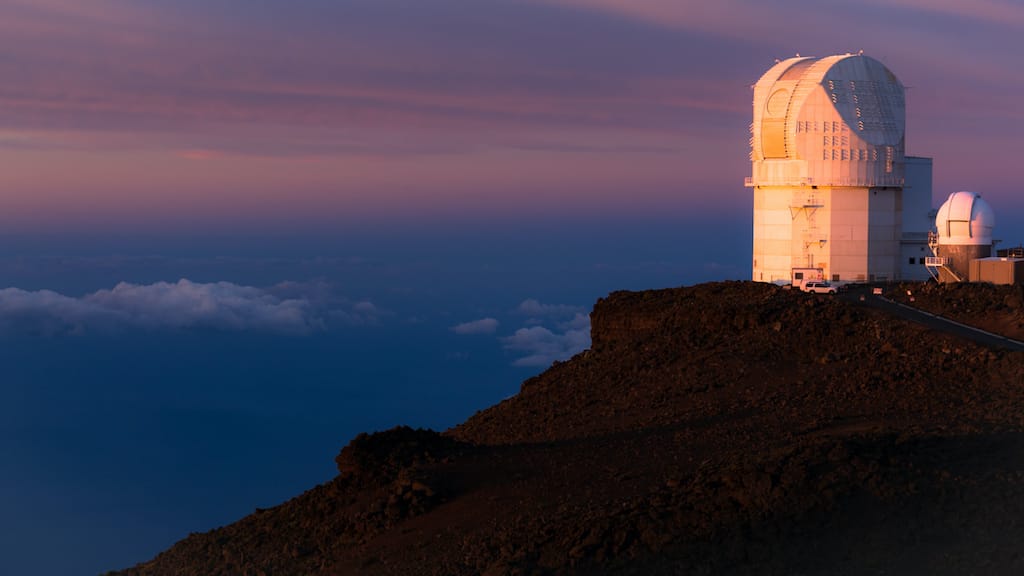 Beautiful Sunrise at Haleakala Observatory