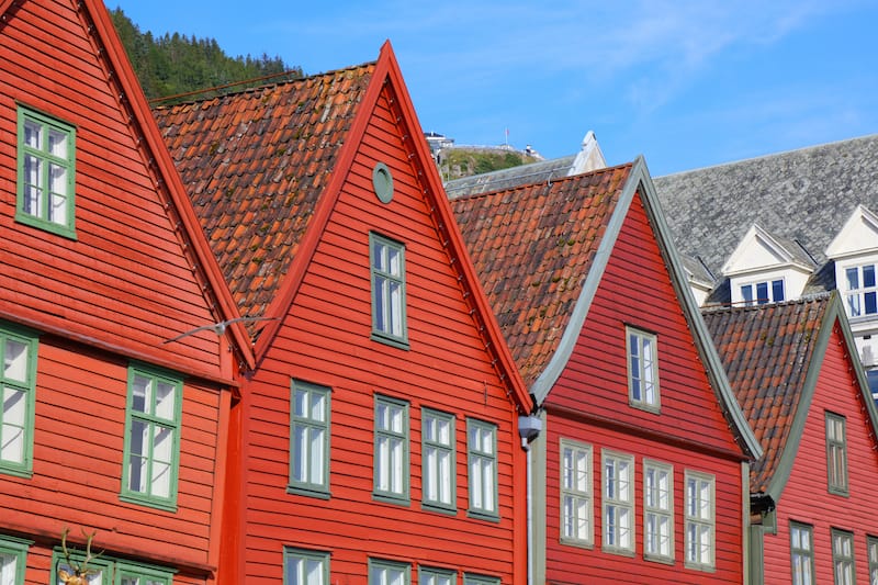 Bergen Bryggen buildings