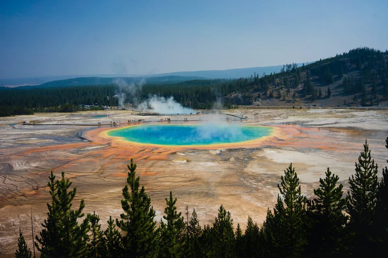 Grand Prismatic Spring in Yellowstone National Park