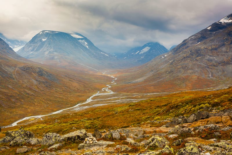 Jotunheimen Norway during autumn