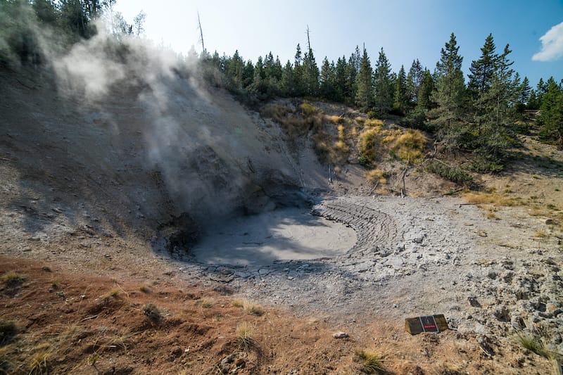 Mud Volcanoes in Yellowstone NP