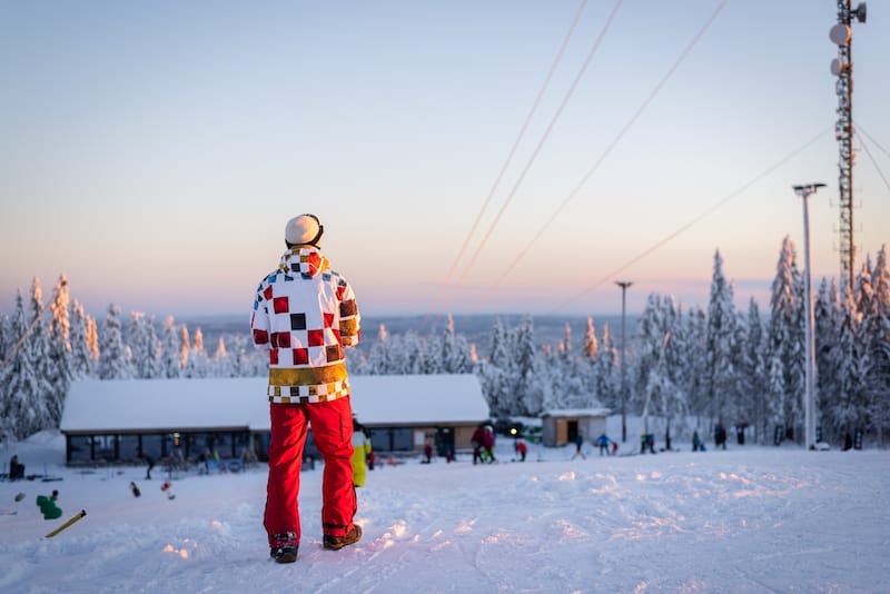 Oslo snowboard winter in Norway