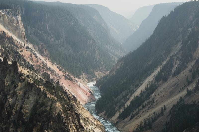 Point Sublime Trail in Yellowstone