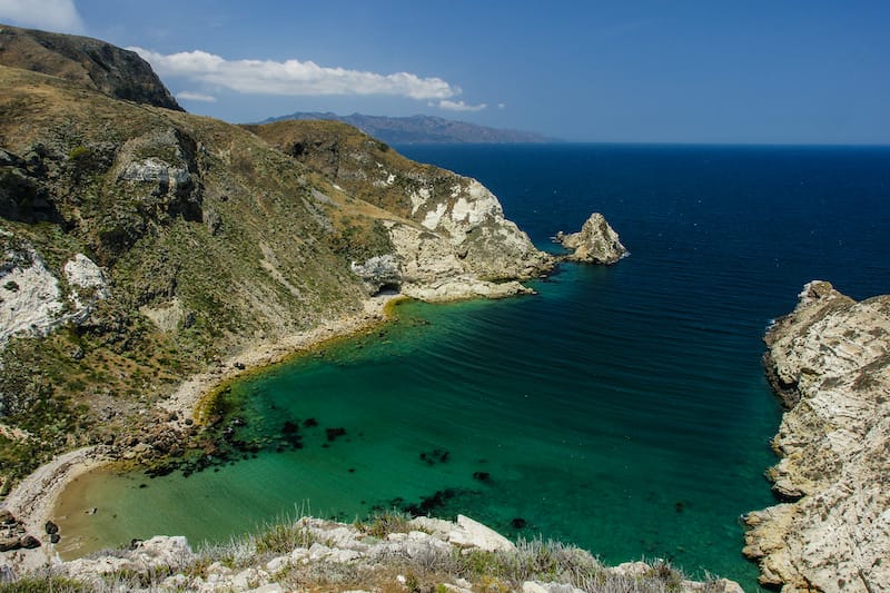 Potato Harbor on Santa Cruz in Channel Islands California: Hiking Channel Islands National Park