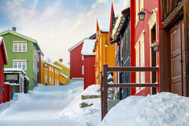 Roros Norway in winter