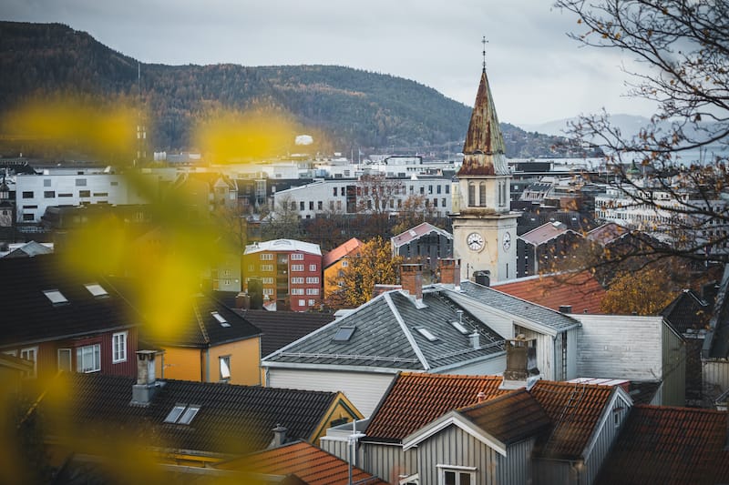 Trondheim during autumn