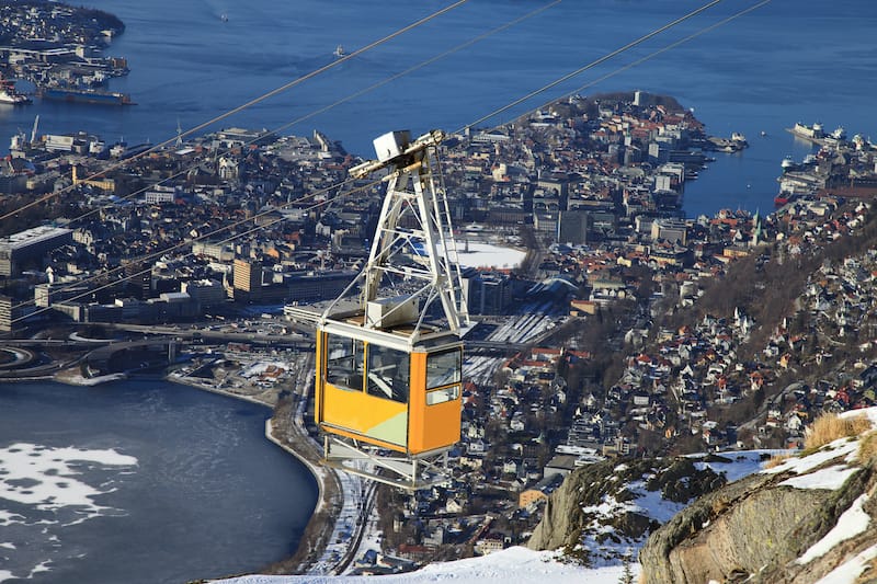 Ulriken Cable Car Bergen Norway