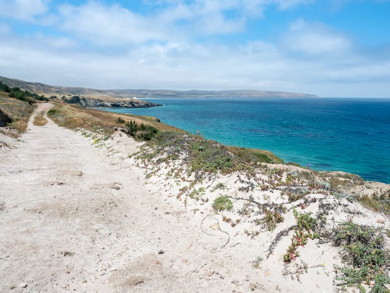 Water Canyon Beach hiking on Santa Rosa Channel Islands