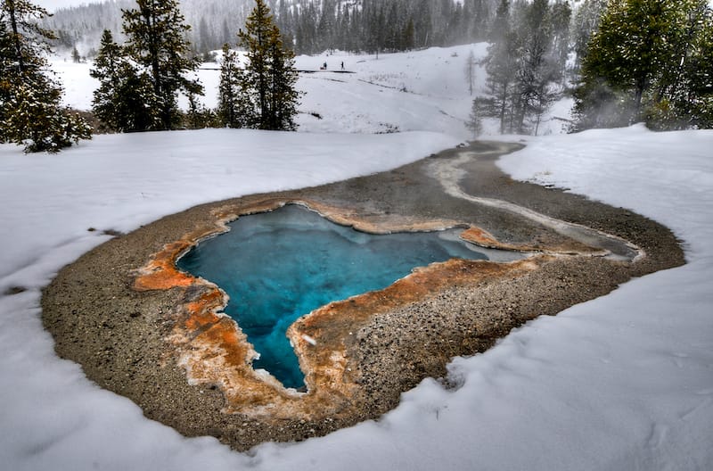 Yellowstone National Park in winter