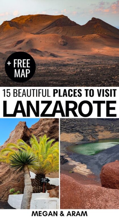 Looking for the best places to visit in Lanzarote? These fifteen spectacular places in Lanzarote are definitely worth adding to your Canary Islands itinerary! | Lanzarote destinations | Lanzarote attractions | Things to do in Lanzarote | Places to visit Canary Islands | Lanzarote photography | La Graciosa | Costa Teguise | Playa Blanca | Papagayo beaches | Lanzarote beaches | What to do in Lanzarote