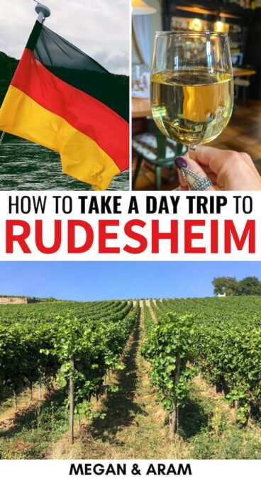 Are you planning a trip to the Rheingau and are looking for the best things to do in Rudesheim? This travel guide tells you what to do, where to eat, and more! | What to do in Rudesheim | Rudesheim am Rhein | Rudesheimer Kaffee | Germany wine | Rhine Valley | Visit Rudesheim | Travel to Rudesheim | Frankfurt day trips | Places to visit in Germany | Rudesheim Germany 