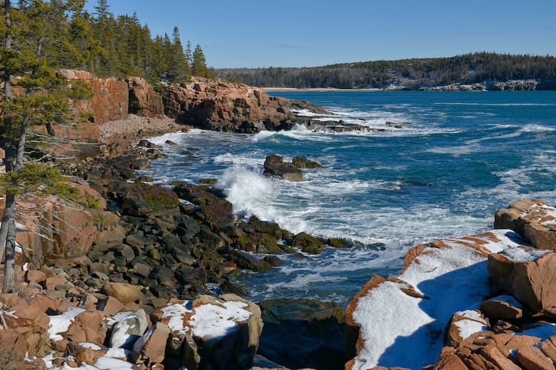 Acadia in winter