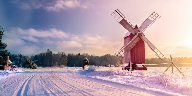 Åland in winter