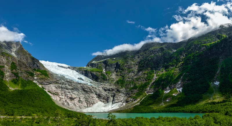 Bøyabreen Norway glacier